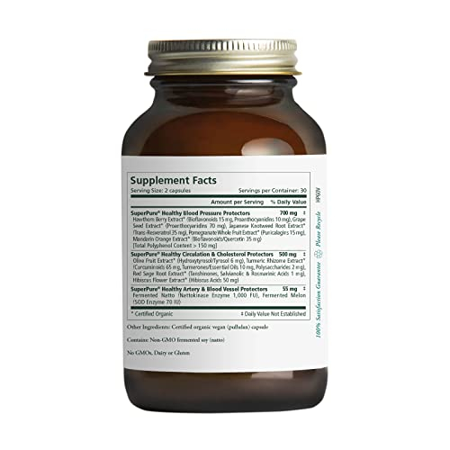 Foto 2 | Suplemento Pure Synergy Heart Protector 60 Cápsulas - Venta Internacional.