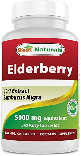 Foto 2 pulgar | Suplemento Best Naturals Saúco Sambucus Nigra 5000 Mg 12 - Venta Internacional.