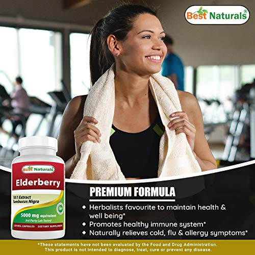 Foto 5 pulgar | Suplemento Best Naturals Saúco Sambucus Nigra 5000 Mg 12 - Venta Internacional.