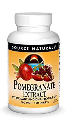 Foto 2 pulgar | Extracto De Granada Supplement Source Naturals 500 Mg - 120 T - Venta Internacional.