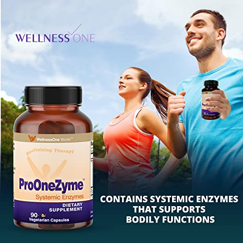 Foto 6 pulgar | Suplementos Wellnessone Pro-onezyme Systemic Enzyme 90 Cápsulas - Venta Internacional.