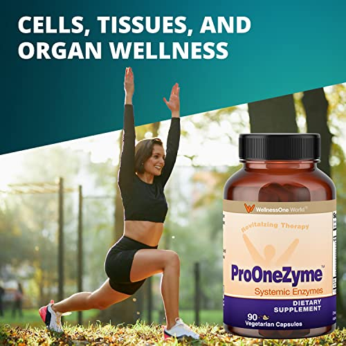 Foto 7 pulgar | Suplementos Wellnessone Pro-onezyme Systemic Enzyme 90 Cápsulas - Venta Internacional.