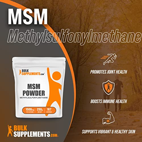Foto 4 pulgar | Suplemento De Msm Bulksupplements.com En Polvo 250 G - 3000 Mg - Venta Internacional.