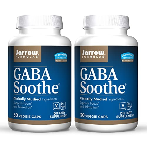 Foto 2 pulgar | Suplemento Gaba Soothe De Jarrow Formulas, 30 Cápsulas Vegetarianas, X2 - Venta Internacional.