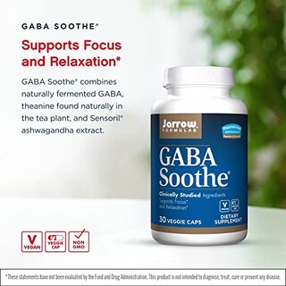 Foto 3 | Suplemento Gaba Soothe De Jarrow Formulas, 30 Cápsulas Vegetarianas, X2 - Venta Internacional.