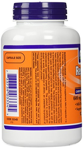Foto 4 pulgar | Suplemento Now Foods De Arroz De Levadura Roja 600 Mg Con Coq10 30 Mg 120  - Venta Internacional.