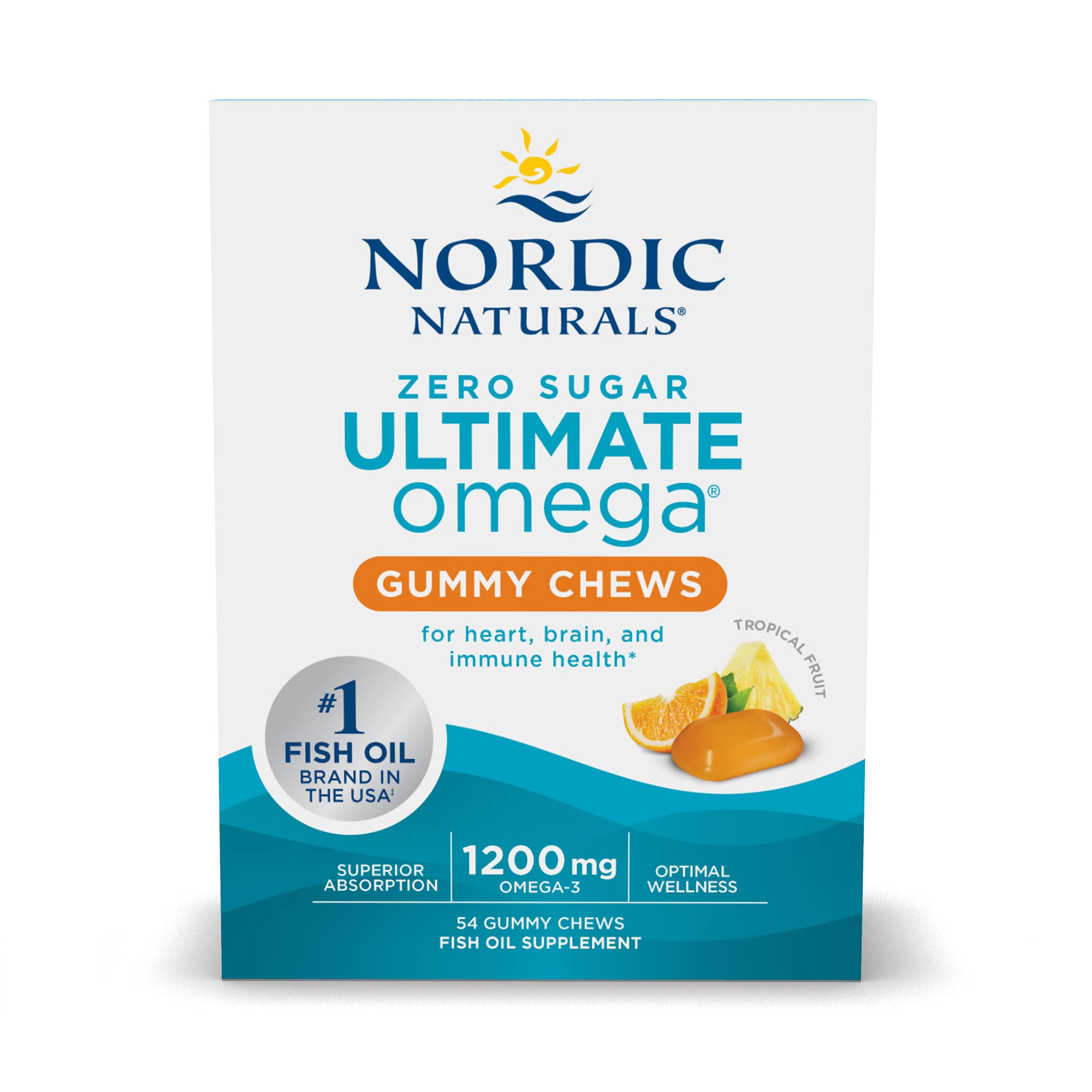 Foto 2 pulgar | Suplemento Nordic Naturals Zero Sugar Ultimate Omega Gommy - Venta Internacional.