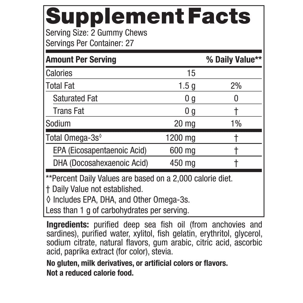Foto 3 pulgar | Suplemento Nordic Naturals Zero Sugar Ultimate Omega Gommy - Venta Internacional.