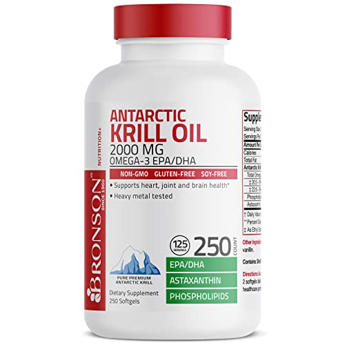 Foto 4 pulgar | Suplemento De Aceite De Krill Antártico Bronson 2000 Mg Con Omega-3 25 - Venta Internacional.