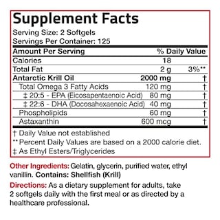 Foto 6 | Suplemento De Aceite De Krill Antártico Bronson 2000 Mg Con Omega-3 25 - Venta Internacional.