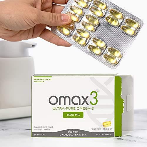 Foto 4 pulgar | Suplemento De Aceite De Pescado Omega 3 De Triple Concentración Omax3 1500 Mg - Venta Internacional.