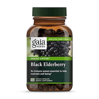 Foto 1 | Suplemento Gaia Herbs Black Elderberry 120 Cápsulas Veganas - Venta Internacional.