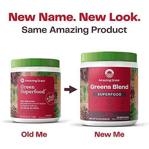 Foto 3 pulgar | Superfood Amazing Grass Greens Blend Super Greens, 30 Porciones - Venta Internacional.