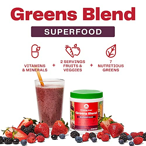 Foto 4 pulgar | Superfood Amazing Grass Greens Blend Super Greens, 30 Porciones - Venta Internacional.