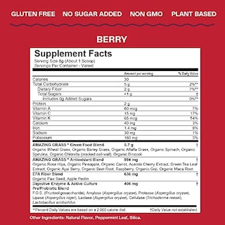 Foto 4 | Superfood Amazing Grass Greens Blend Super Greens, 30 Porciones - Venta Internacional.