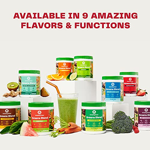 Foto 7 pulgar | Superfood Amazing Grass Greens Blend Super Greens, 30 Porciones - Venta Internacional.