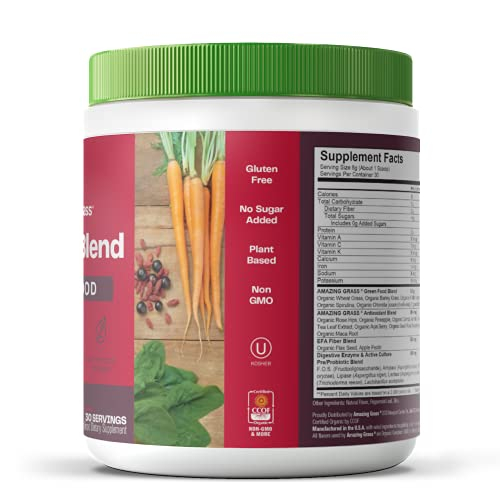 Foto 8 pulgar | Superfood Amazing Grass Greens Blend Super Greens, 30 Porciones - Venta Internacional.