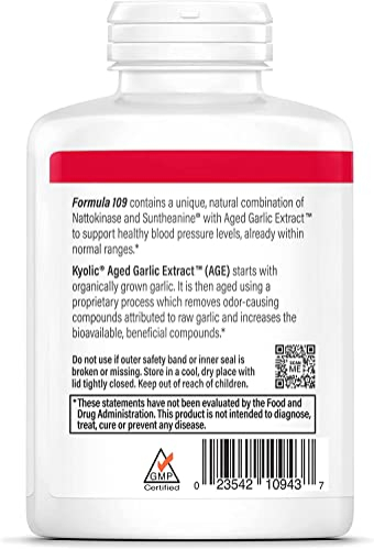 Foto 4 pulgar | Suplemento Kyolic Formula 109 De Extracto De Ajo Envejecido, 240 Cápsulas - Venta Internacional.
