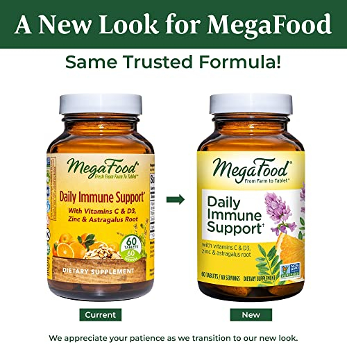 Foto 3 pulgar | Suplemento Megafood Daily Immune Support 60 Comprimidos - Venta Internacional.