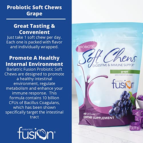Foto 3 | Suplemento Bariatric Fusion, Masticables Probióticos, 60 Unidades - Venta Internacional.