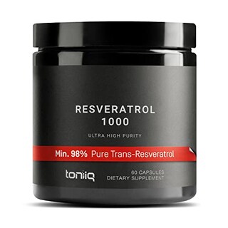 Foto 1 | Suplemento Toniiq De Resveratrol De Ultra Alta Potencia 1000 Mg 60 C - Venta Internacional.