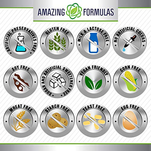 Foto 6 pulgar | Suplemento Amazing Formulas Quercetina 500 Mg 120 Vcaps - Venta Internacional.