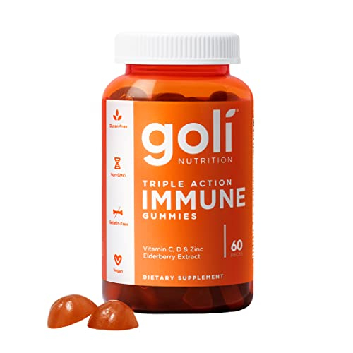 Foto 2 pulgar | Gomitas De Vitamina Goli Immune, 60 Unidades, Con Saúco, C, D Y Zinc - Venta Internacional.