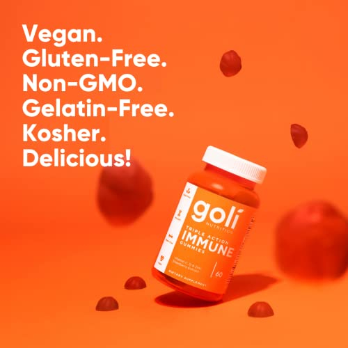 Foto 7 pulgar | Gomitas De Vitamina Goli Immune, 60 Unidades, Con Saúco, C, D Y Zinc - Venta Internacional.