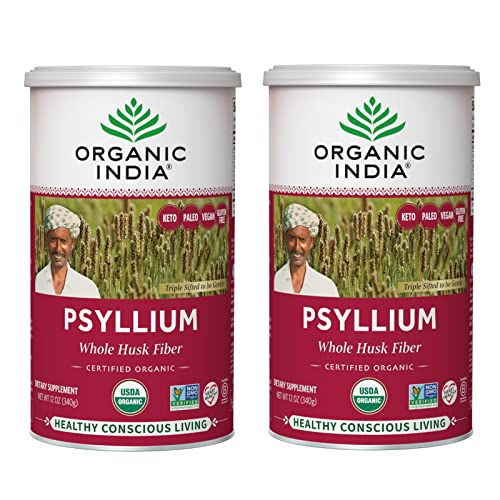 Foto 2 pulgar | Suplemento Organic India Psyllium En Polvo, 340 Ml, 2 Unidades - Venta Internacional.