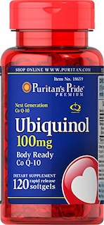 Foto 1 | Complemente 100 Mg De Ubiquinol Puritan's Pride Para La Salud Del Corazón - Venta Internacional.