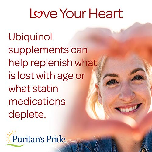 Foto 4 | Complemente 100 Mg De Ubiquinol Puritan's Pride Para La Salud Del Corazón - Venta Internacional.