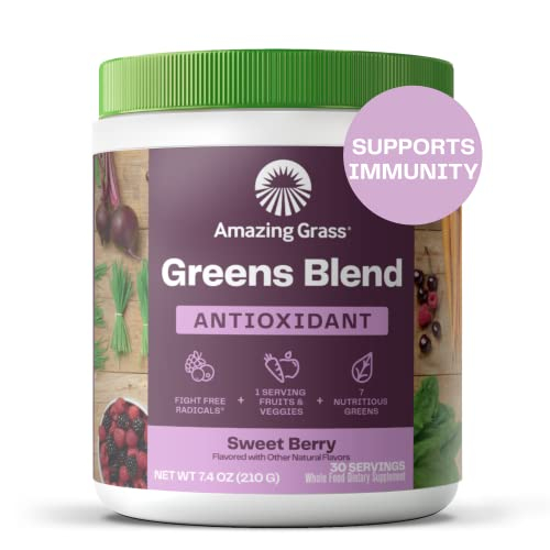 Foto 2 pulgar | Suplemento: Amazing Grass Greens Blend Antioxidant, 30 Porciones - Venta Internacional.