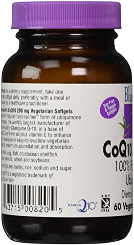 Foto 5 pulgar | Suplemento Bluebonnet Coq-10, 200 Mg, Cápsulas Blandas Vegetarianas, 60 Unidades - Venta Internacional.