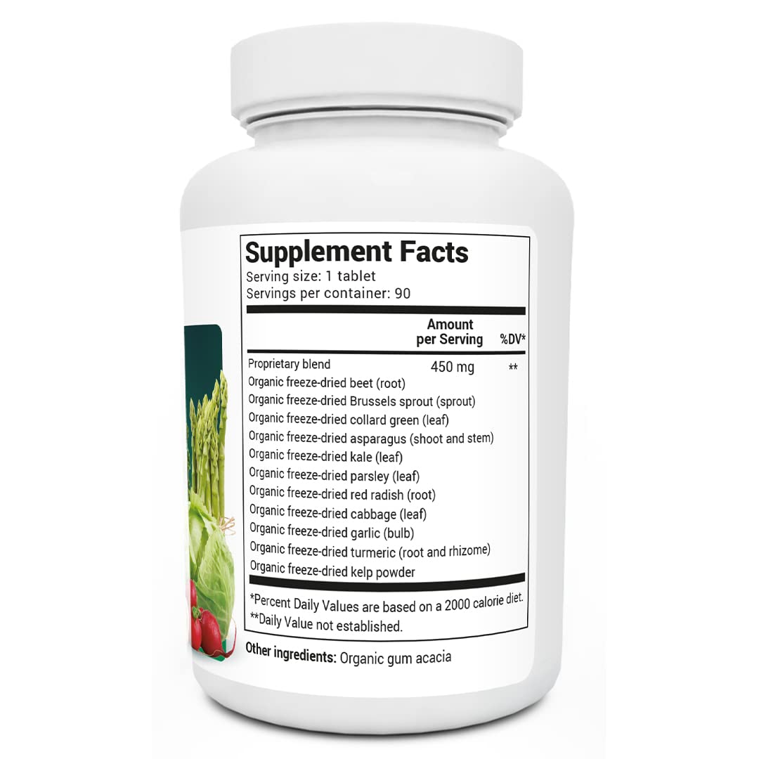 Foto 3 pulgar | Suplemento Dr. Berg Greens Superfood Crucíferous 90 Comprimidos - Venta Internacional.