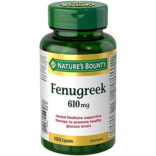 Foto 2 pulgar | Suplemento Nature's Bounty Fenugreek 610 Mg 100 Cápsulas - Venta Internacional.