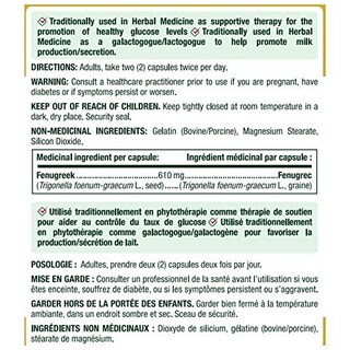 Foto 2 | Suplemento Nature's Bounty Fenugreek 610 Mg 100 Cápsulas - Venta Internacional.