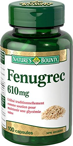 Foto 5 pulgar | Suplemento Nature's Bounty Fenugreek 610 Mg 100 Cápsulas - Venta Internacional.