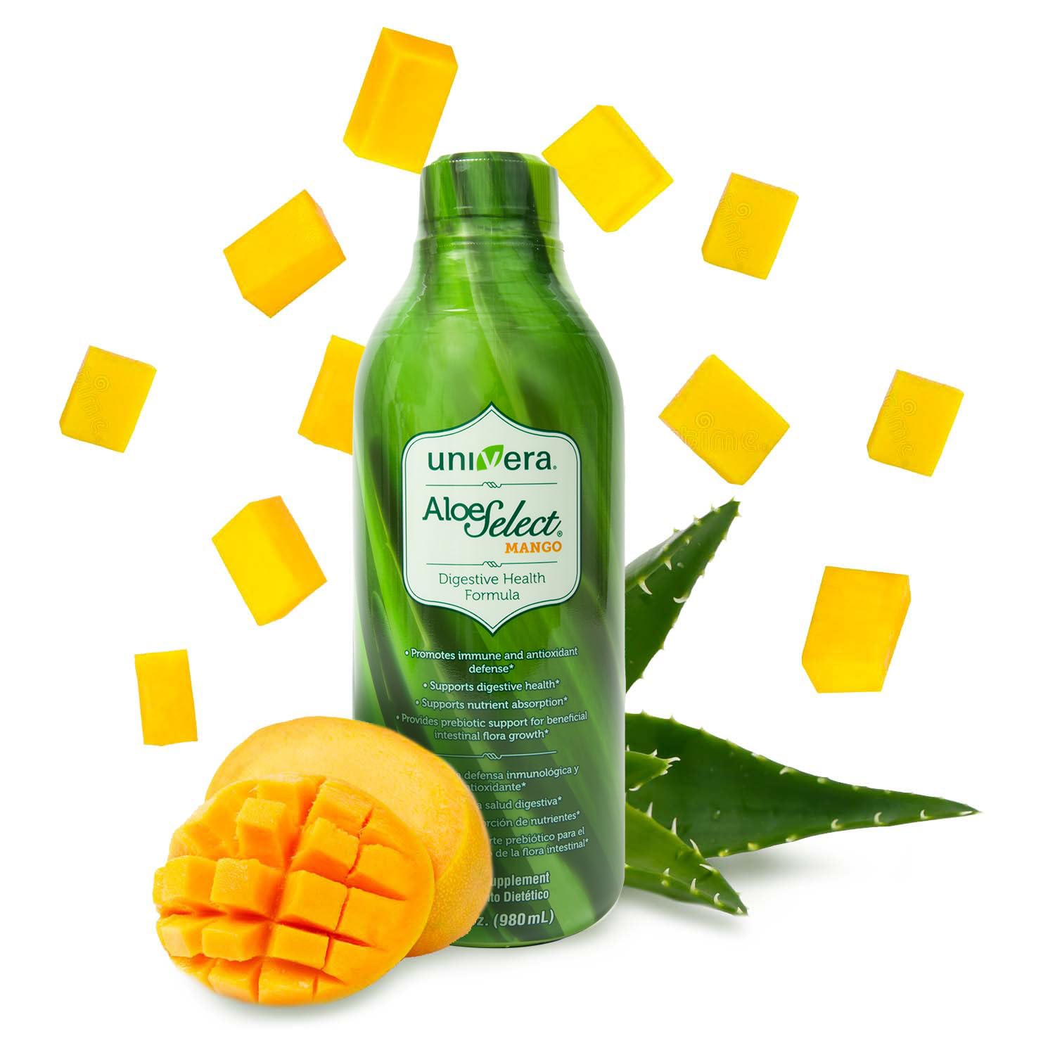 Zumo De Aloe Vera Univera Aloe Select Enzima Digestiva Orgánica - Venta Internacional.