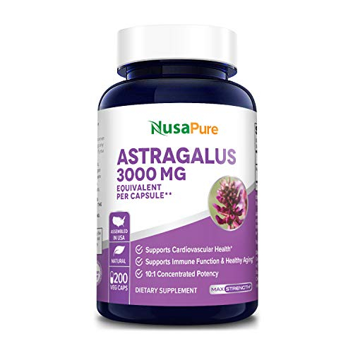 Foto 2 pulgar | Suplemento Nusapure Astragalus 3000 Mg 200 Cápsulas Vegetarianas - Venta Internacional.