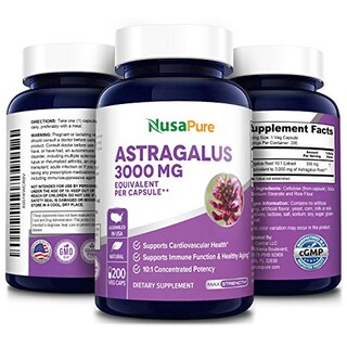 Foto 4 | Suplemento Nusapure Astragalus 3000 Mg 200 Cápsulas Vegetarianas - Venta Internacional.