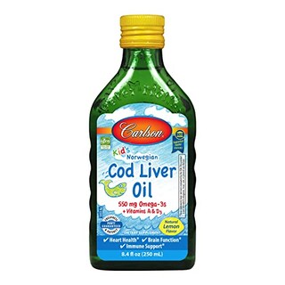 Foto 1 | Aceite De Hígado De Bacalao Carlson Kid's 250 Ml Omega-3 Con Vitaminas A Y D - Venta Internacional.