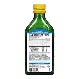 Foto 2 | Aceite De Hígado De Bacalao Carlson Kid's 250 Ml Omega-3 Con Vitaminas A Y D - Venta Internacional.