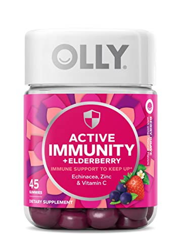 Foto 2 pulgar | Gomitas De Vitaminas Olly Active Immunity+saúco, 45 Gomitas - Venta Internacional.
