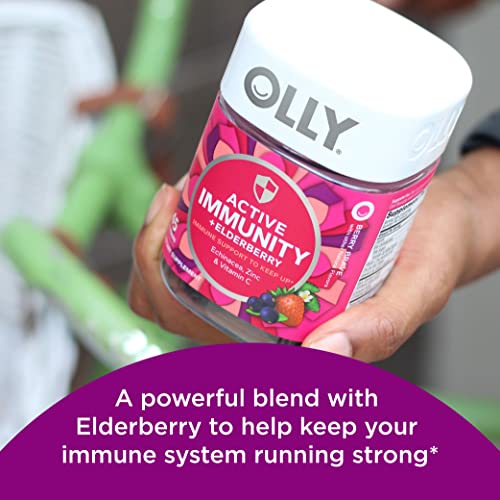 Foto 3 pulgar | Gomitas De Vitaminas Olly Active Immunity+saúco, 45 Gomitas - Venta Internacional.