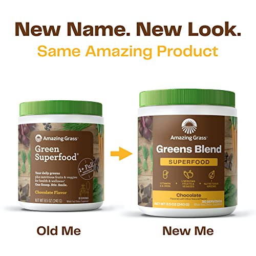 Foto 3 pulgar | Superfood Amazing Grass Greens Blend Super Greens, 30 Porciones - Venta Internacional.