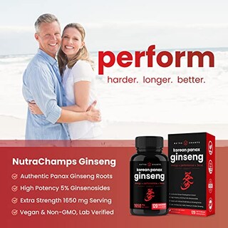 Foto 3 | Suplemento Nutrachamps Korean Red Panax Ginseng 120 Cápsulas - Venta Internacional.