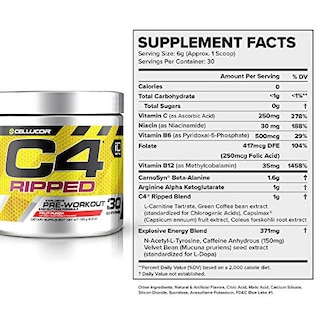 Foto 2 | Suplemento: Ponche De Frutas Rotas Cellucor C4, 30 Porciones, 183 G - Venta Internacional.