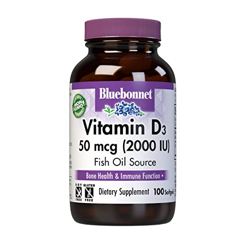 Foto 2 pulgar | Suplemento Bluebonnet De Vitamina D3 2000 Ui 100 Cápsulas - Venta Internacional.