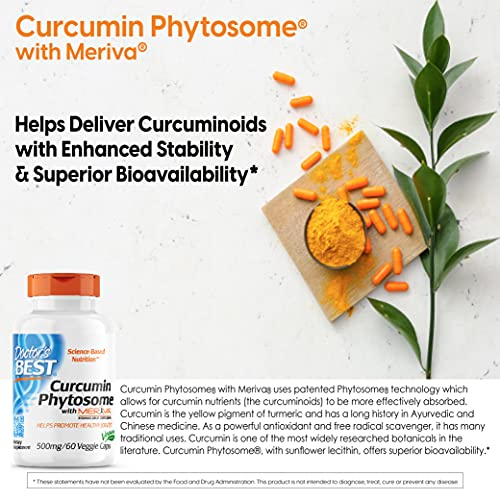 Foto 5 pulgar | Suplemento Doctor's Best Curcumin Phytosome 500 Mg 60 Cápsulas - Venta Internacional.