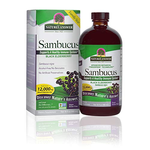 Foto 2 pulgar | Suplemento Nature's Answer Sambucus Original 473ml - Venta Internacional.